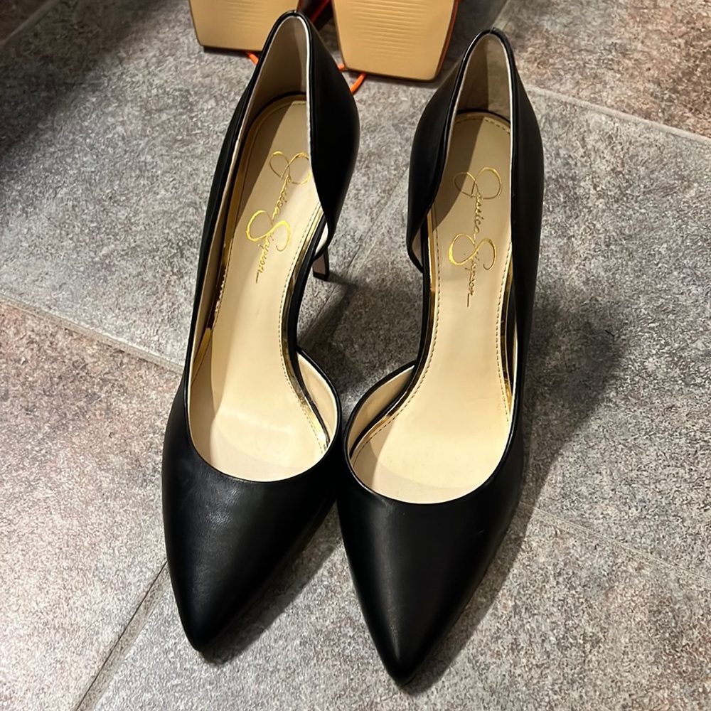 Jessica Simpson Classic Black Stilettos